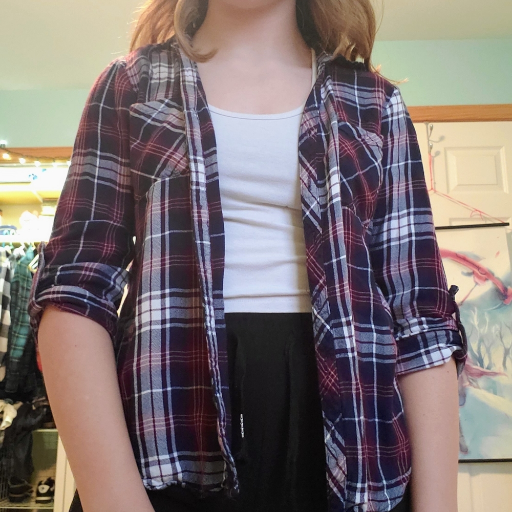BCX small purple flannel
